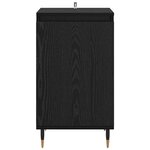 vidaXL Buffet 2 Pièces Chêne noir 40 x 35 x 70 cm