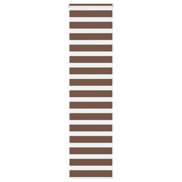 vidaXL Store zèbre marron 65x230 cm largeur du tissu 60 9 cm polyester