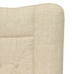 vidaXL fauteuil Crème 63 x 67 x 94 cm Tissu Sherpa