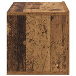 vidaXL Meuble TV Vieux bois Panneau de particules Moyen Meuble TV