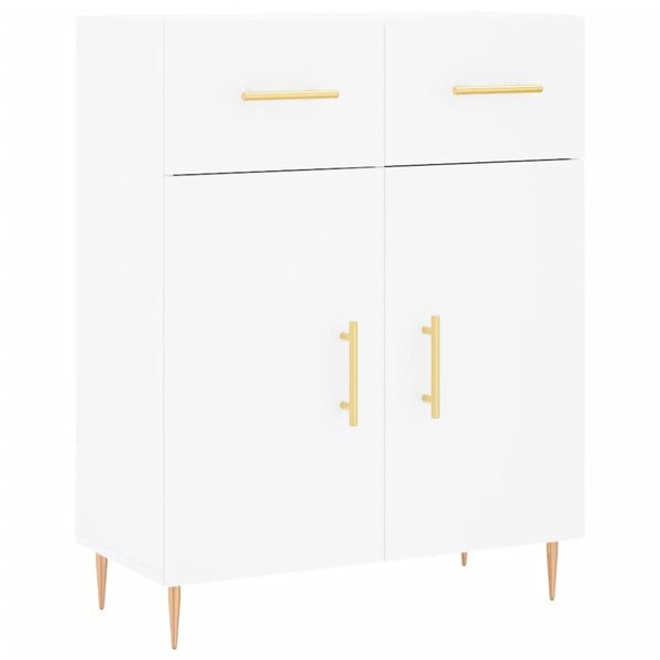 vidaXL Buffet blanc 69 5x34x90 cm bois d'ingénierie