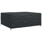 vidaXL Housse pour meubles Uni Noir 250 x 210 x 90 cm 210D