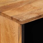 vidaXL Buffet avec porte Naturel 80 x 33 x 75 cm Bois de mangue massif