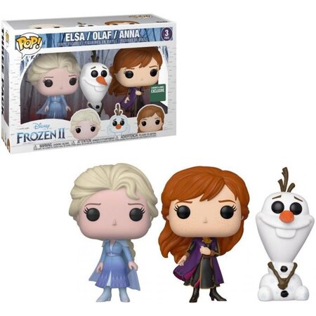 Coffret Figurines Funko Pop! Disney : La Reine des Neiges 2 - Elsa / Olaf /  Anna (Exclusivité Cdiscount) - La Poste