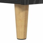 vidaXL Buffet Chêne noir 69 5 x 32 5 x 90 cm Bois d'ingénierie