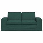 vidaXL Canapé Vert foncé 182 x 80 x 82 cm tissu