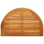 vidaXL Table pliable de balcon 90x60x72 cm bois d'acacia solide
