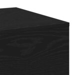 vidaXL Table basse Chêne noir 100 x 49 5 x 31 cm Bois d'ingénierie
