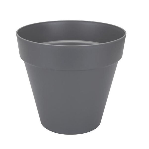 Pot de fleur Plastique Rond Loft Urban Gris anthracite Ø 50 cm 48 l