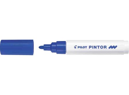 Marqueur à Pigment PINTOR pointe Moyenne Bleu PILOT