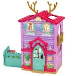 Enchantimals - nouvelle maison danessa biche 53 cm avec poupée  figurine animal  accessoires - maison mini-poupée - des 4 ans