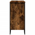 vidaXL Buffet chêne fumé 78x35 5x74 5 cm bois d'ingénierie