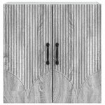 vidaXL Armoire Murale 59 x 31 x 60 cm Bois d'ingénierie Sonoma gris