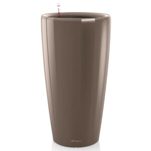 Lechuza jardinière rondo 40 all-in-one taupe haute brillance 15744