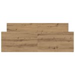 vidaXL Cadre de lit sans matelas chêne artisanal 120x190 cm
