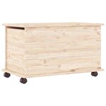 vidaXL Coffre de rangement à roulettes ALTA 73x39 5x43 cm bois de pin