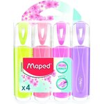 MAPED 4 Surligneurs Pastels Assortis