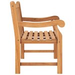 vidaXL Banc de jardin 114 cm bois de teck solide