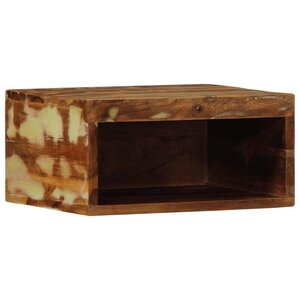 VidaXL Meuble TV mural 40x30x19 cm bois massif de récupération