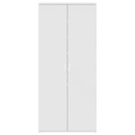 vidaXL Cabinet à chaussures Blanc 80 x 39 x 178 cm Bois d'ingénierie