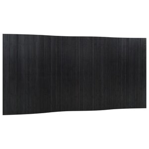 vidaXL Cloison de séparation noir largeur 400 cm hauteur 165 cm bambou