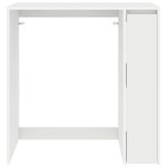 vidaXL Armoire pour machine à laver avec porte Blanc 87 x 60 x 89 cm