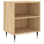 vidaXL Table de chevet chêne sonoma 40x30x50 cm bois d'ingénierie