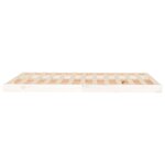 vidaXL Cadre de lit sans matelas blanc 120x190 cm bois de pin massif