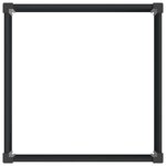 vidaXL Jardinière surélevée Noir 100 x 100 x 54 cm
