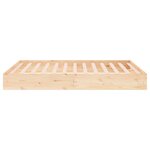 vidaXL Cadre de lit Bois massif 200x200 cm