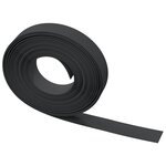 vidaXL Bordures de jardin 3 Pièces noir 10 m 10 cm polyéthylène