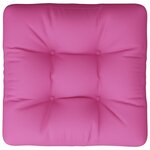 vidaXL Coussin de palette rose 58x58x10 cm tissu oxford