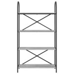 vidaXL Étagère Sonoma gris 80 x 30 x 146 cm Bois d'ingénierie
