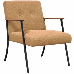vidaXL fauteuil Beige 59 x 75 x 78 cm