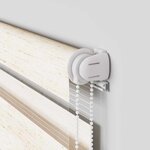 vidaXL Store zèbre beige marbré largeur du tissu 80 9 cm polyester