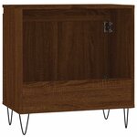 vidaXL Armoire de bain chêne marron 58x33x60 cm bois d'ingénierie