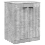 vidaXL Armoire de salle de bain Gris béton 54 x 41 x 70 cm
