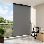 vidaXL Store enrouleur Gris clair 180 x 250 cm Tissu et Aluminium