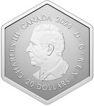 Pièce de monnaie en Argent 20 Dollars g 32.41 Millésime 2024 SNOWFLAKE