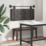 vidaXL Tête de lit suspendue Noir PU antique