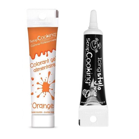 Colorant alimentaire Orange + Stylo glaçage noir - La Poste