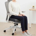 vidaXL Coussin d’assise Gris 40 x 40 x 10 cm