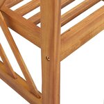vidaXL Salon de jardin 2 Pièces Bois d'acacia solide