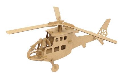 Maquette en carton Hélicoptère 28 x 22 x 11 cm