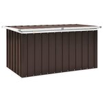 vidaXL Coffre de rangement de jardin Marron 129x67x65 cm