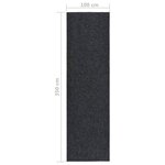 Vidaxl tapis 100x350 cm anthracite