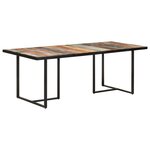 vidaXL Table de salle à manger 200 cm Bois de récupération massif