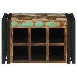 vidaXL Porte-bouteilles 46x35x27 5 cm Bois récupéré
