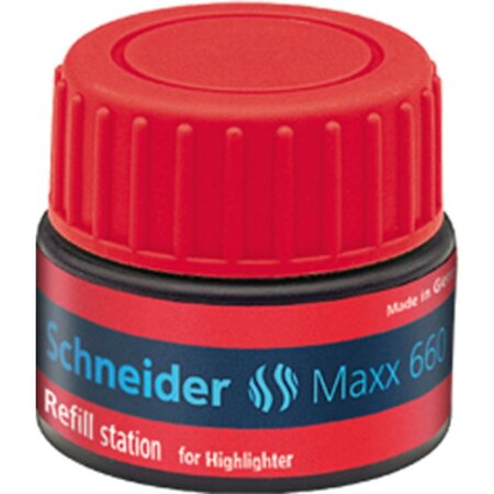 Station de recharge Maxx 660 rouge pour Surligneur JOB SCHNEIDER