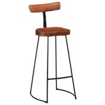vidaXL Tabourets de bar lot de 2 49x43x103 cm bois de manguier massif